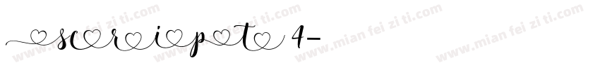 Script 4字体转换